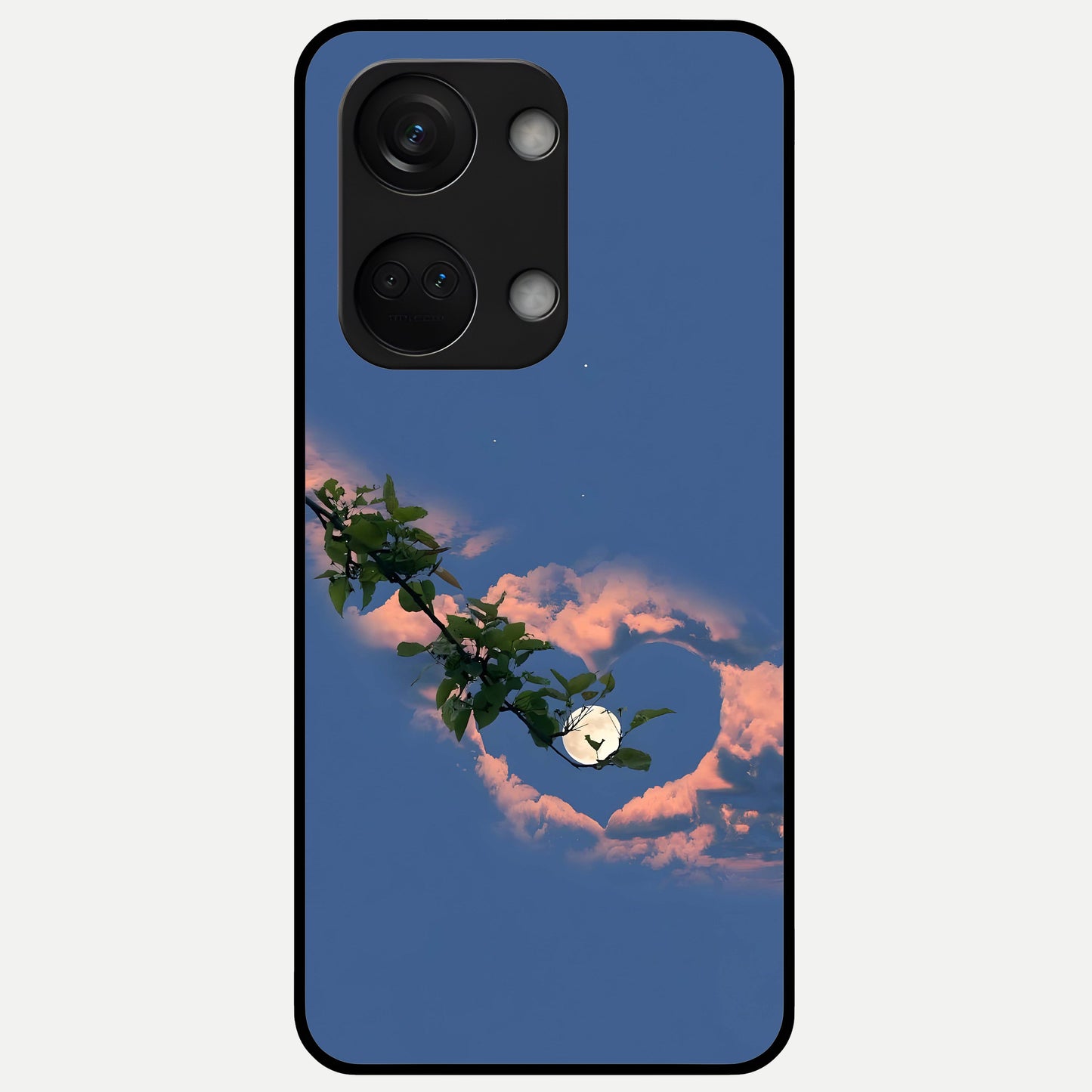  Sky Under Tree Glass Case For Oneplus Nord 3 back cover – full design glossy printed glass finish
