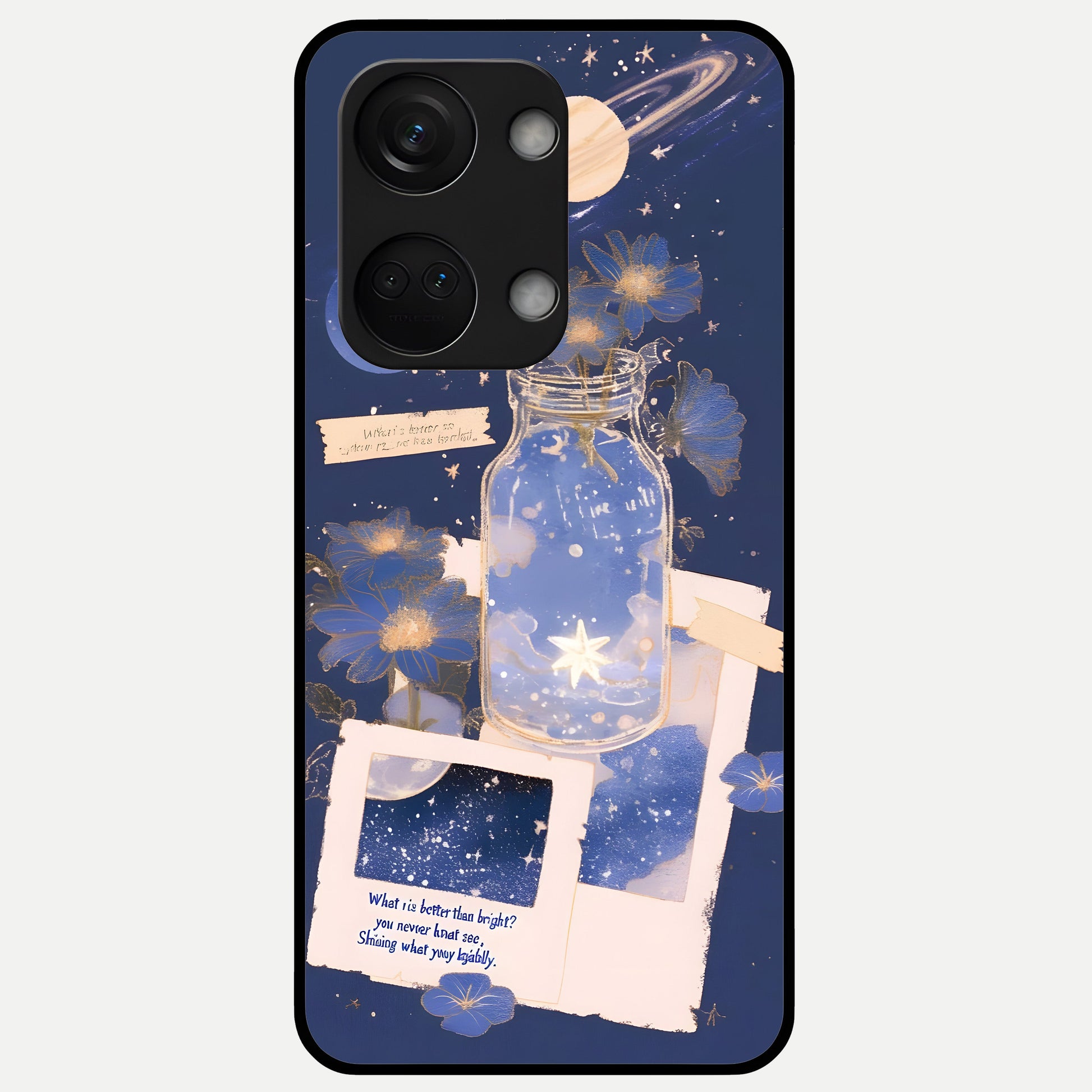  Starlit Cosmic Jar Glass Case For Oneplus Nord 3 back cover – full design glossy printed glass finish