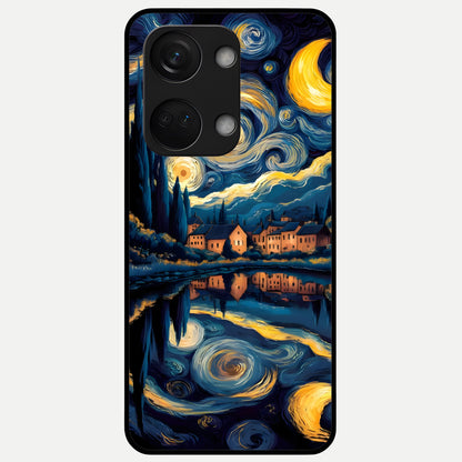  Starry Sky Serenity Glass Case For Oneplus Nord 3 back cover – full design glossy printed glass finish