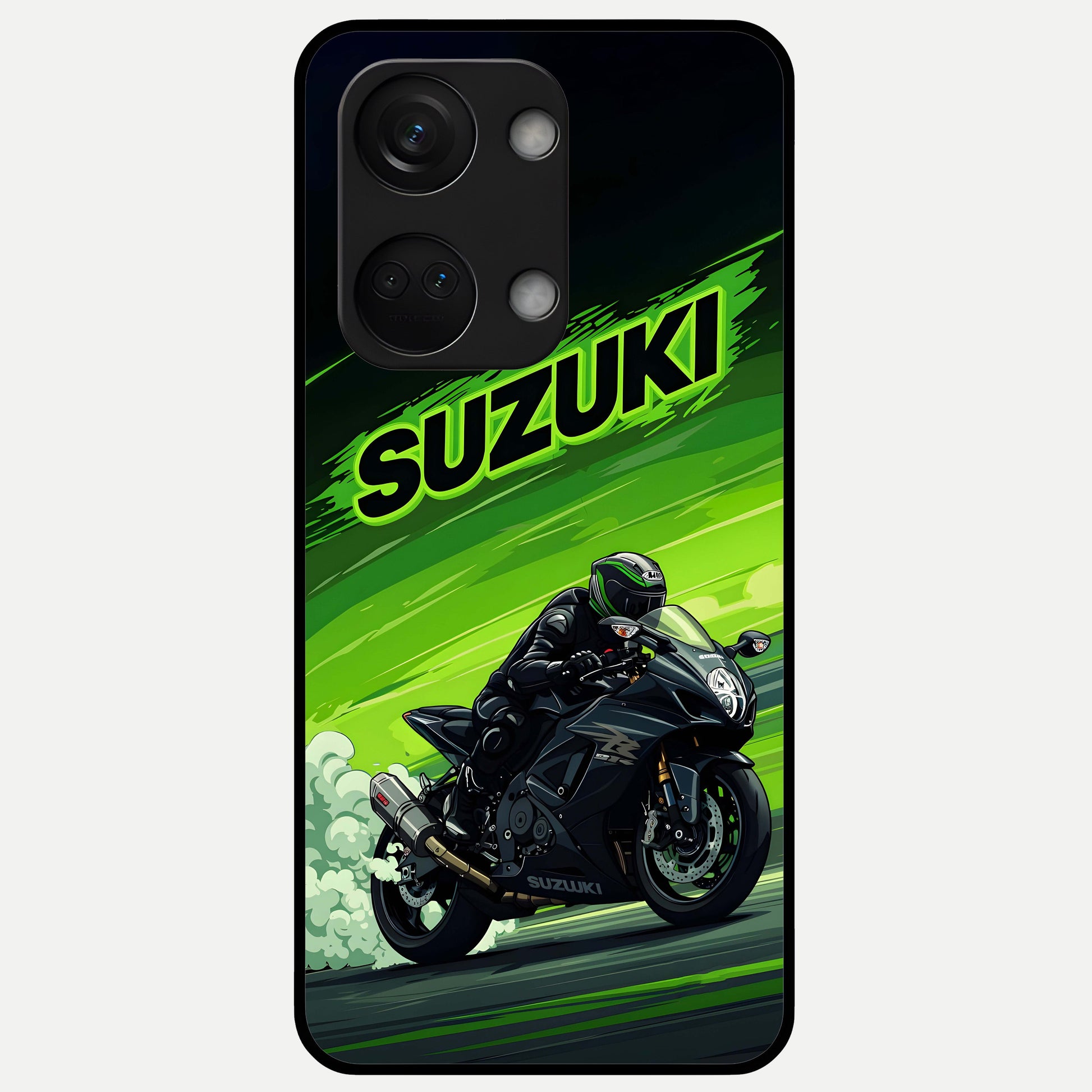  Suzuki Speed Beast Glass Case For Oneplus Nord 3 back cover – full design glossy printed glass finish