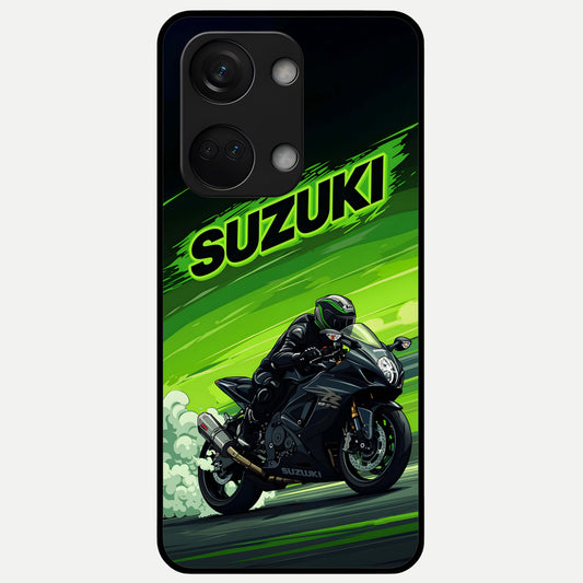  Suzuki Speed Beast Glass Case For Oneplus Nord 3 back cover – full design glossy printed glass finish