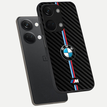  BMW Pattern phone case For Oneplus Nord 3 showing premium glass back cover with detailed artwork