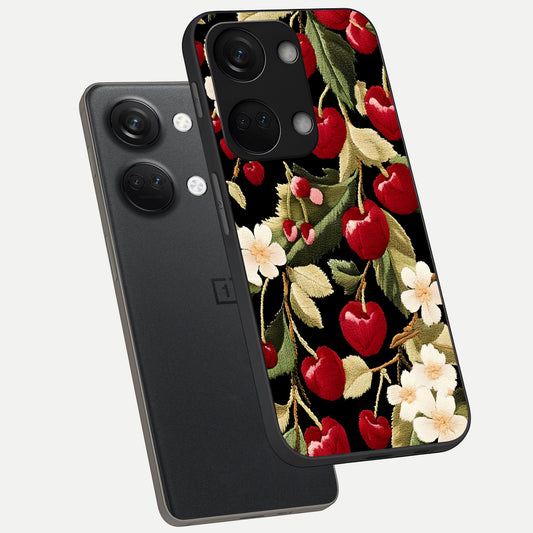  Blooming Spendor Bird phone case For Oneplus Nord 3 showing premium glass back cover with detailed artwork