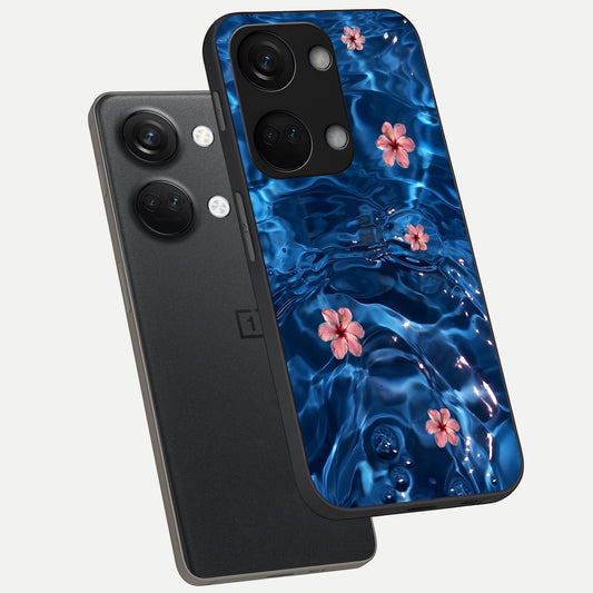  Bloom Thread Art phone case For Oneplus Nord 3 showing premium glass back cover with detailed artwork
