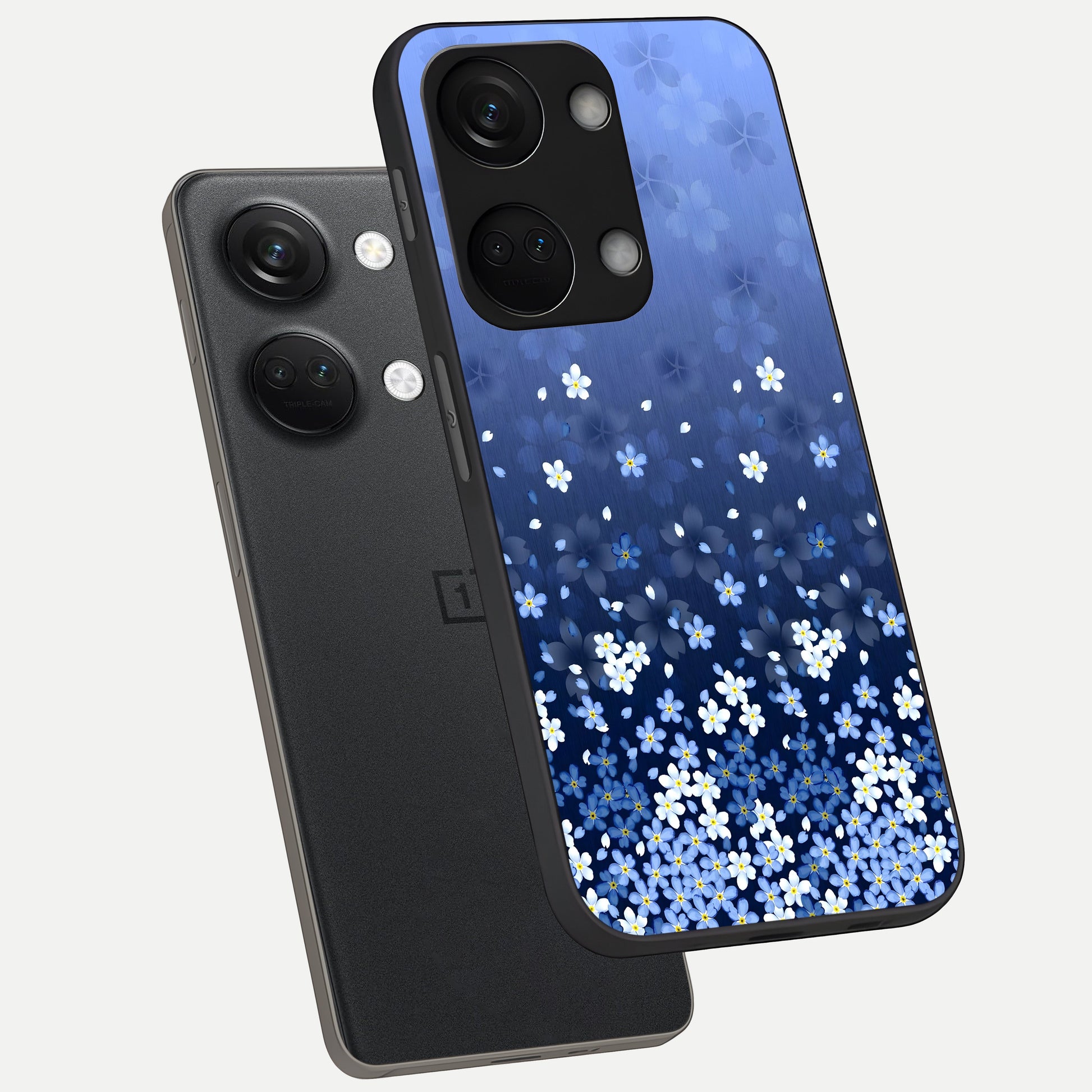  Blue Starry phone case For Oneplus Nord 3 showing premium glass back cover with detailed artwork