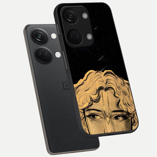  Celestial Gods Plan phone case For Oneplus Nord 3 showing premium glass back cover with detailed artwork