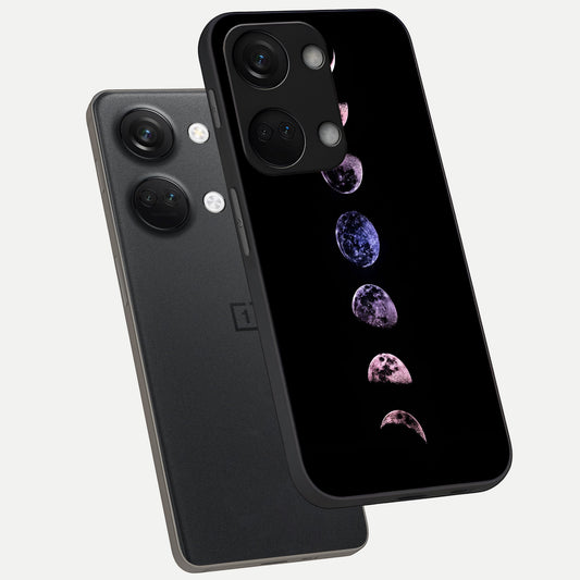  Crimson All Planets phone case For Oneplus Nord 3 showing premium glass back cover with detailed artwork