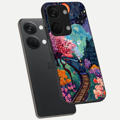  Digital Art phone case For Oneplus Nord 3 showing premium glass back cover with detailed artwork