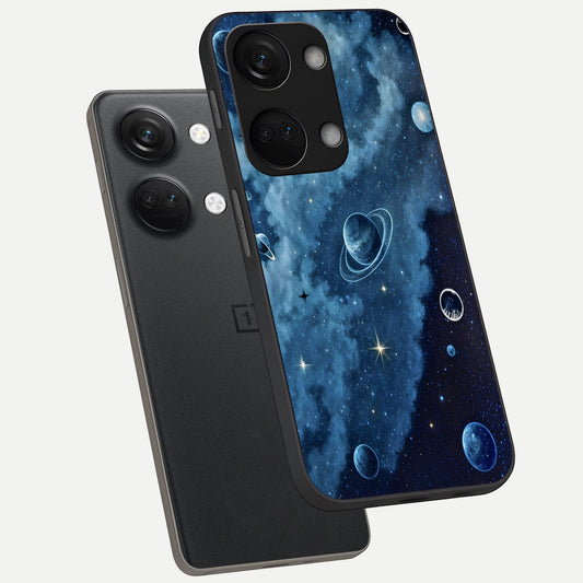  Galaxy Dream Space phone case For Oneplus Nord 3 showing premium glass back cover with detailed artwork