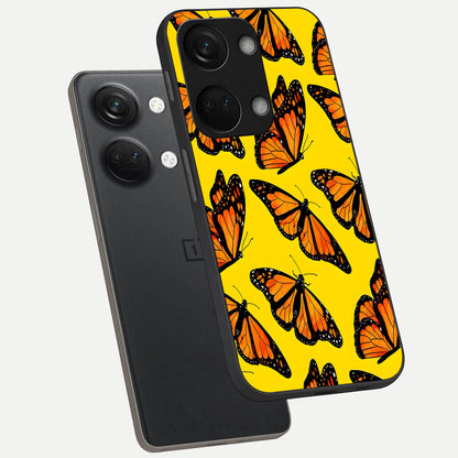  Golden Wing Flight phone case For Oneplus Nord 3 showing premium glass back cover with detailed artwork