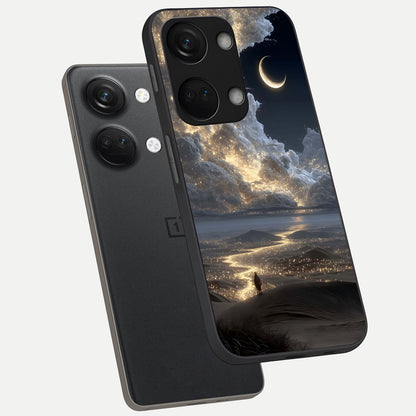  Moonlight Spark Path phone case For Oneplus Nord 3 showing premium glass back cover with detailed artwork