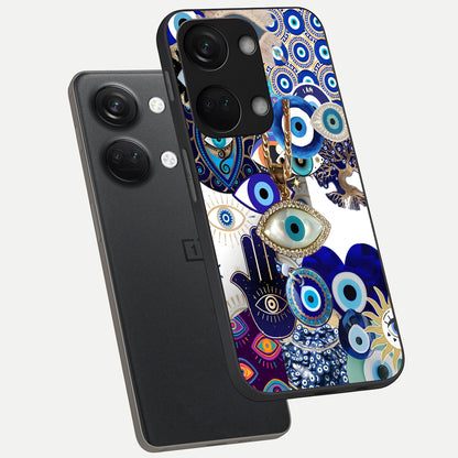  Mystic Charm Eye phone case For Oneplus Nord 3 showing premium glass back cover with detailed artwork