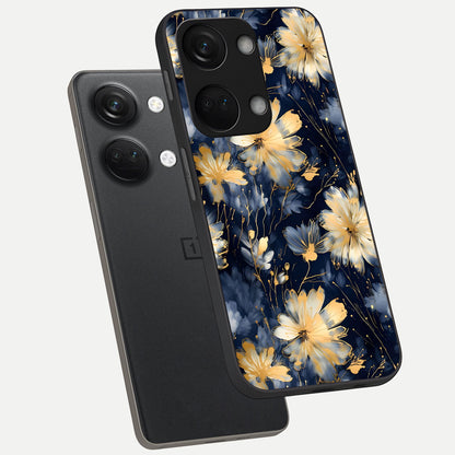 Royal Petal Dream phone case For Oneplus Nord 3 showing premium glass back cover with detailed artwork