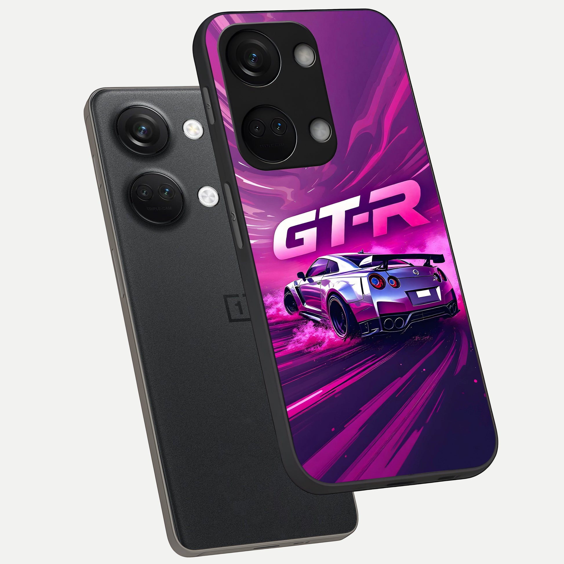  Speed Drift Legend phone case For Oneplus Nord 3 showing premium glass back cover with detailed artwork