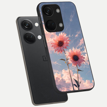  Sun Moon Balance phone case For Oneplus Nord 3 showing premium glass back cover with detailed artwork