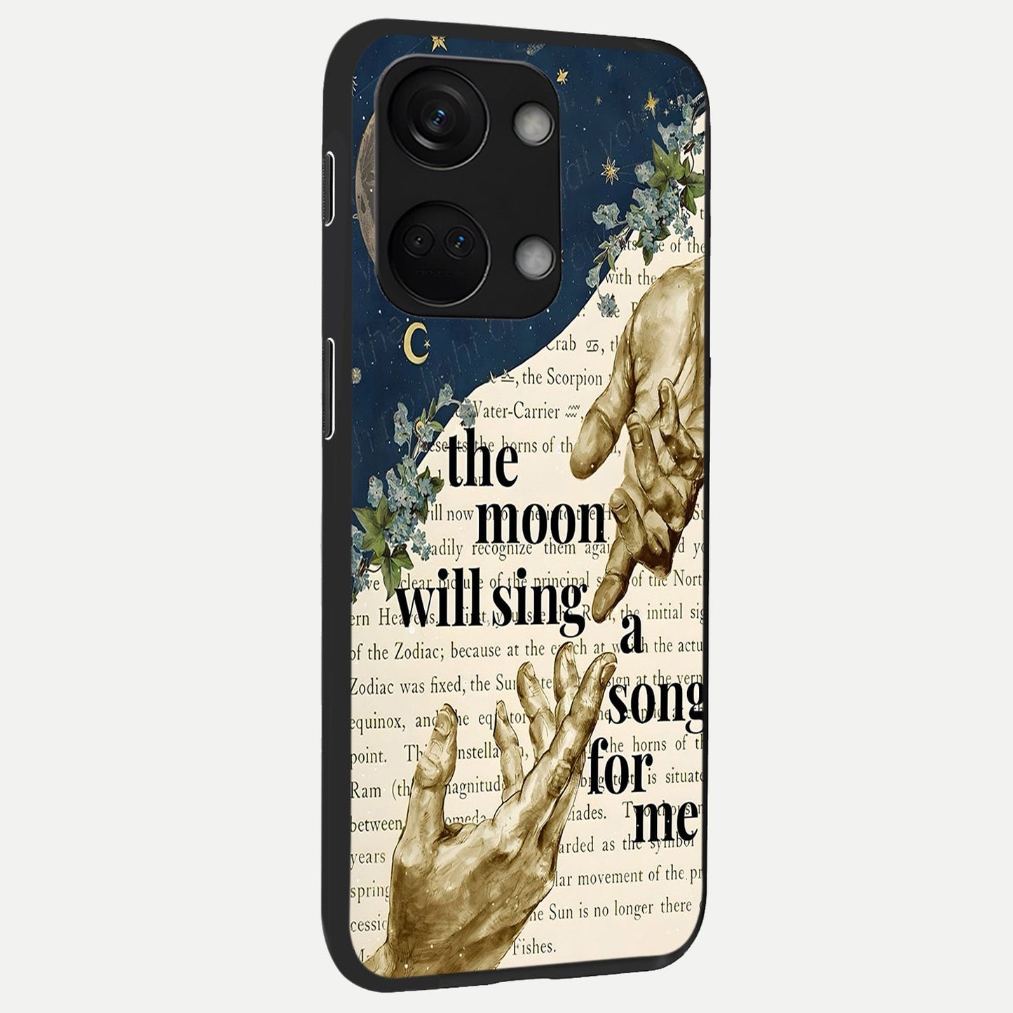  Aesthetic Divine back cover For Oneplus Nord 3 slim fit glass case with vibrant aesthetic design
