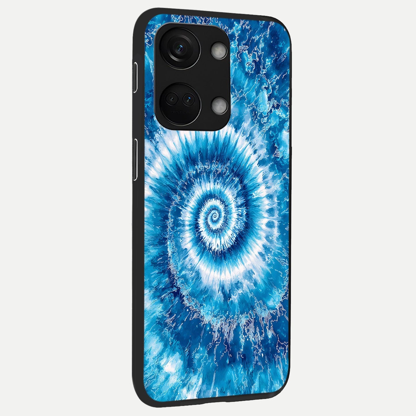  Blue Galaxy Wave back cover For Oneplus Nord 3 slim fit glass case with vibrant aesthetic design