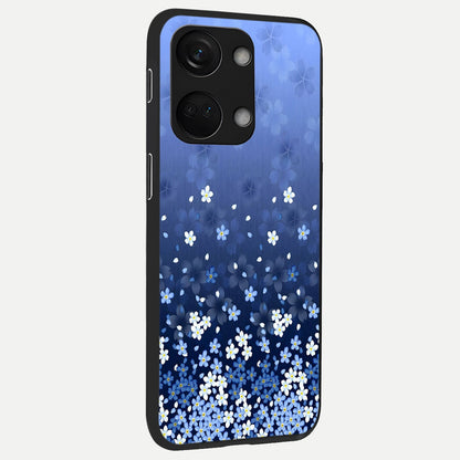  Blue Starry back cover For Oneplus Nord 3 slim fit glass case with vibrant aesthetic design