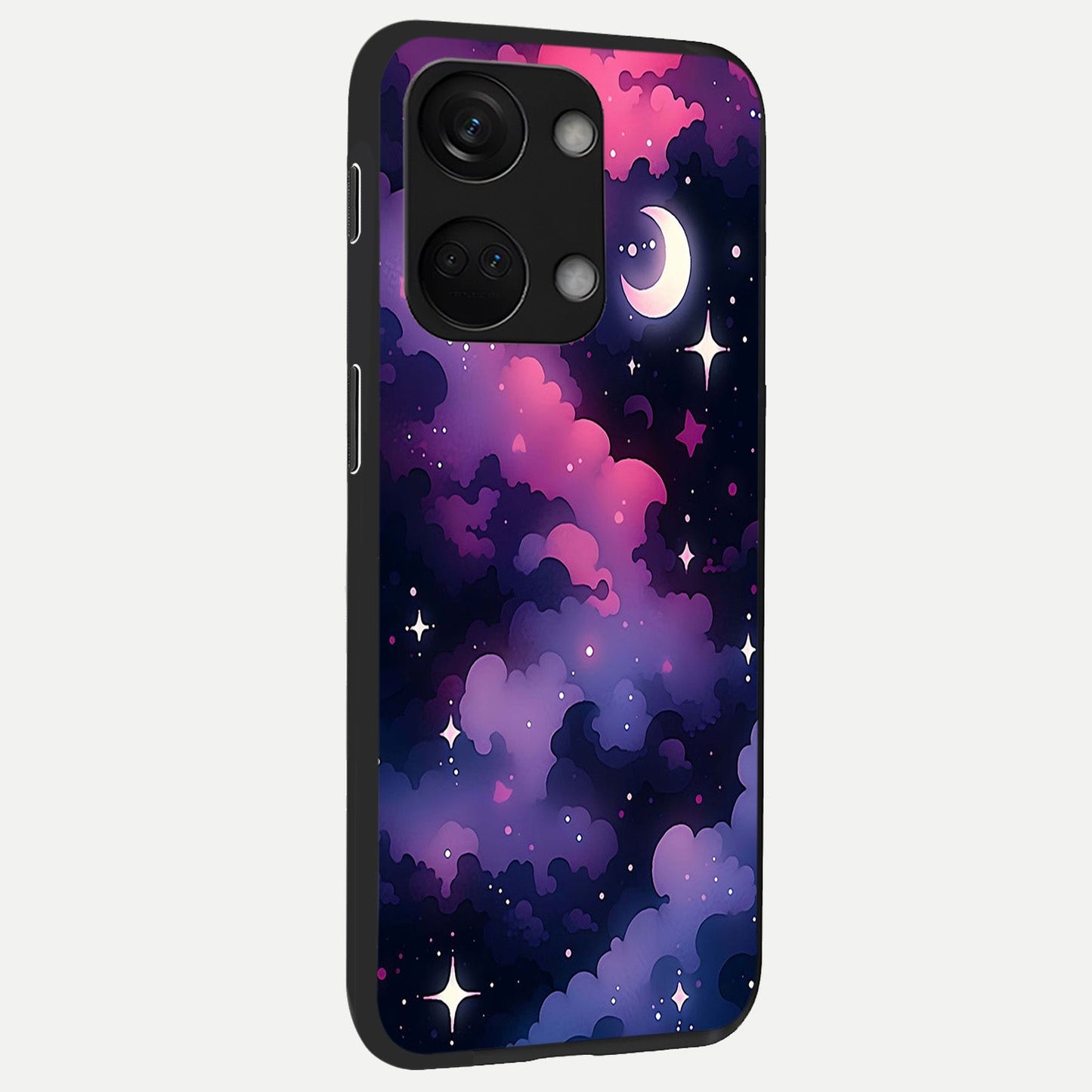  Celestial Moon Magic back cover For Oneplus Nord 3 slim fit glass case with vibrant aesthetic design