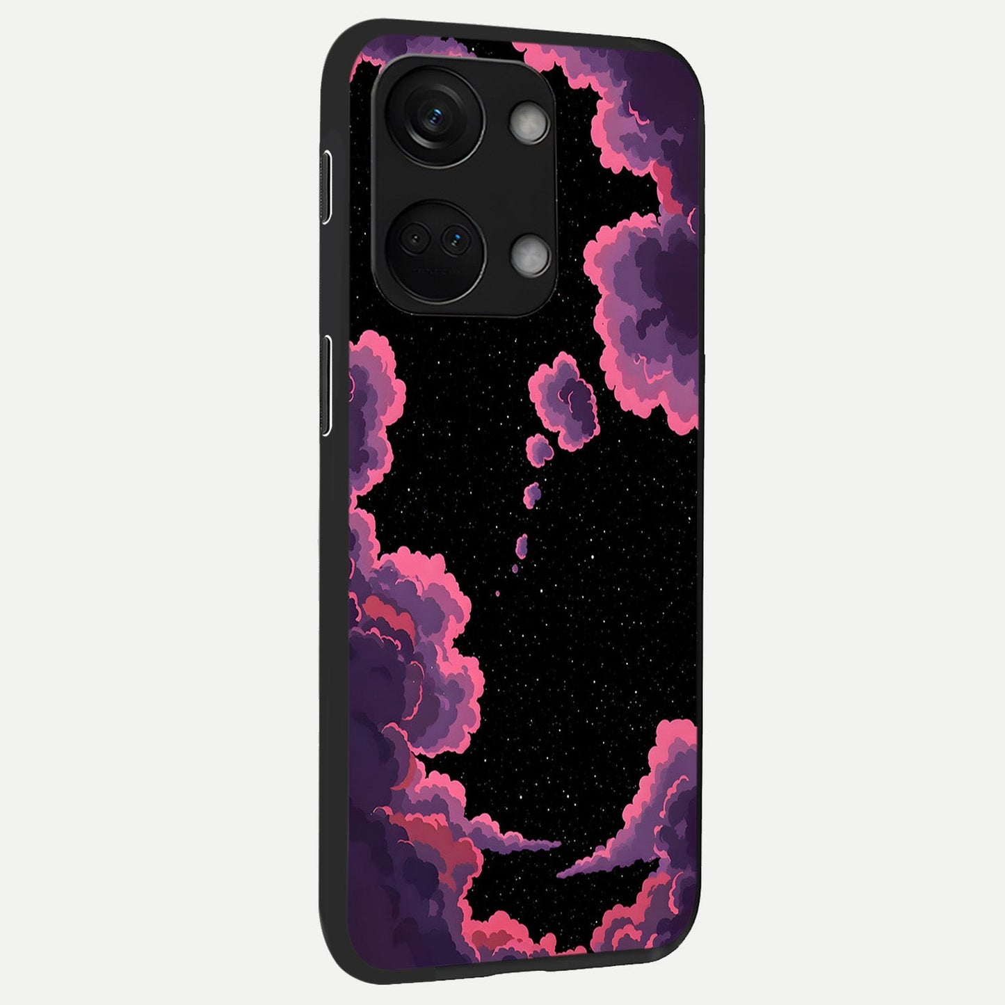  Cosmic Cloud Journey back cover For Oneplus Nord 3 slim fit glass case with vibrant aesthetic design