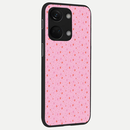  Cosmic Pink Sparkle back cover For Oneplus Nord 3 slim fit glass case with vibrant aesthetic design