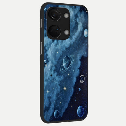  Galaxy Dream Space back cover For Oneplus Nord 3 slim fit glass case with vibrant aesthetic design