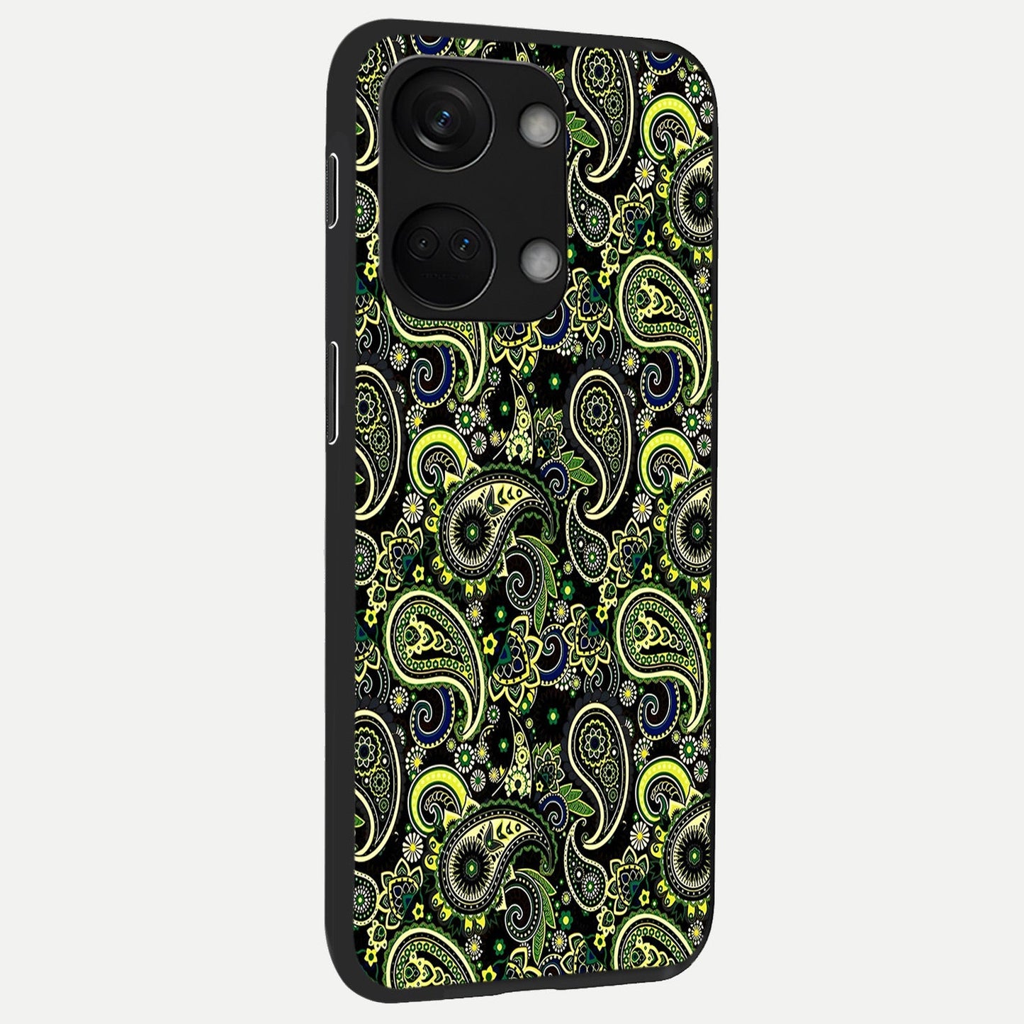  Green Lemon back cover For Oneplus Nord 3 slim fit glass case with vibrant aesthetic design