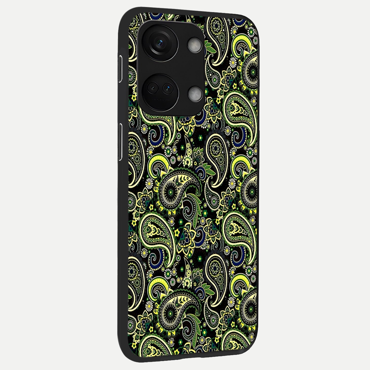  Green Lemon back cover For Oneplus Nord 3 slim fit glass case with vibrant aesthetic design