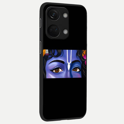  Krishna Eye back cover For Oneplus Nord 3 slim fit glass case with vibrant aesthetic design