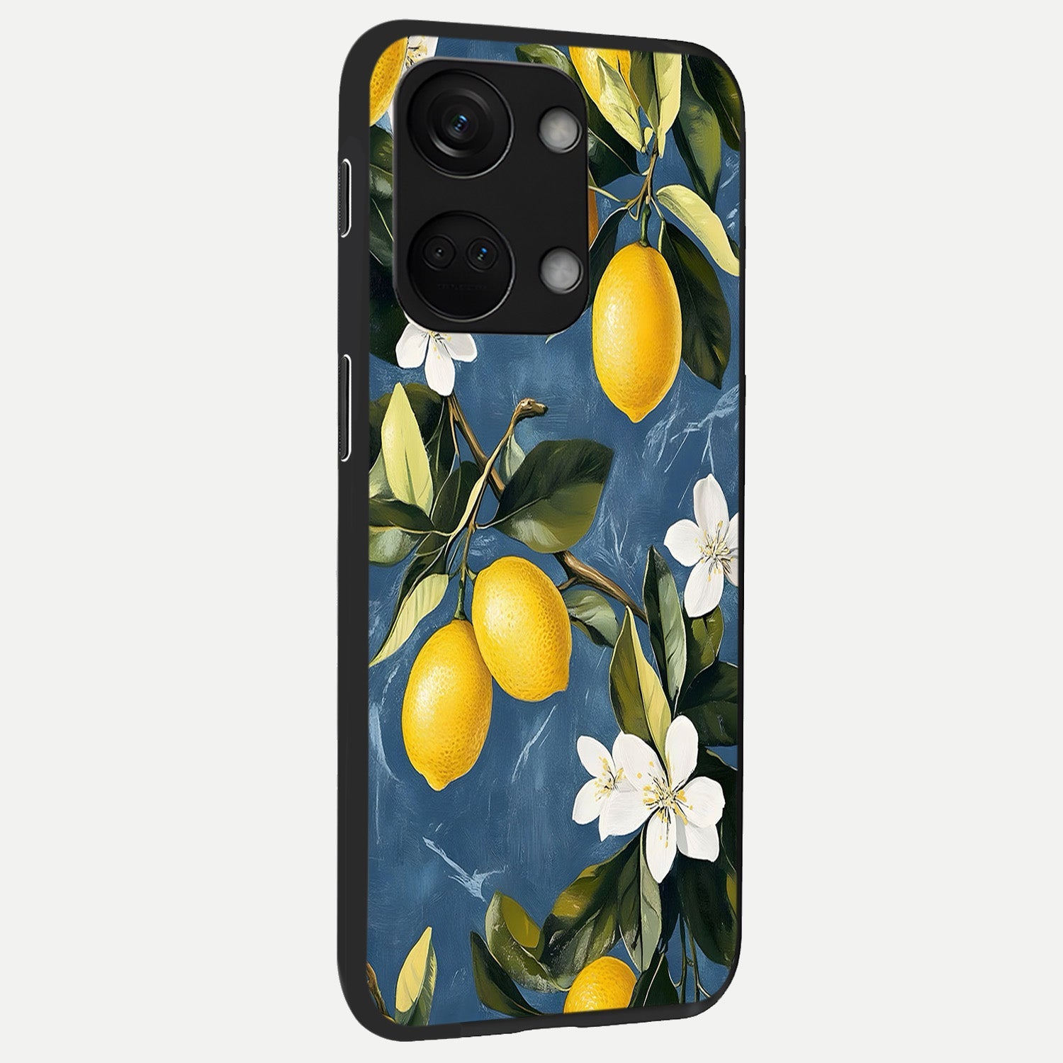  Lemon Dream Garden back cover For Oneplus Nord 3 slim fit glass case with vibrant aesthetic design