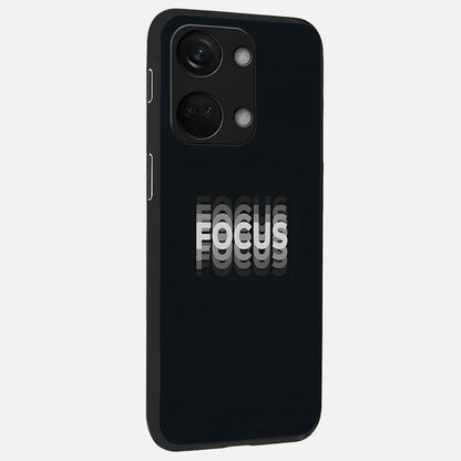  Mono Focus Vision back cover For Oneplus Nord 3 slim fit glass case with vibrant aesthetic design