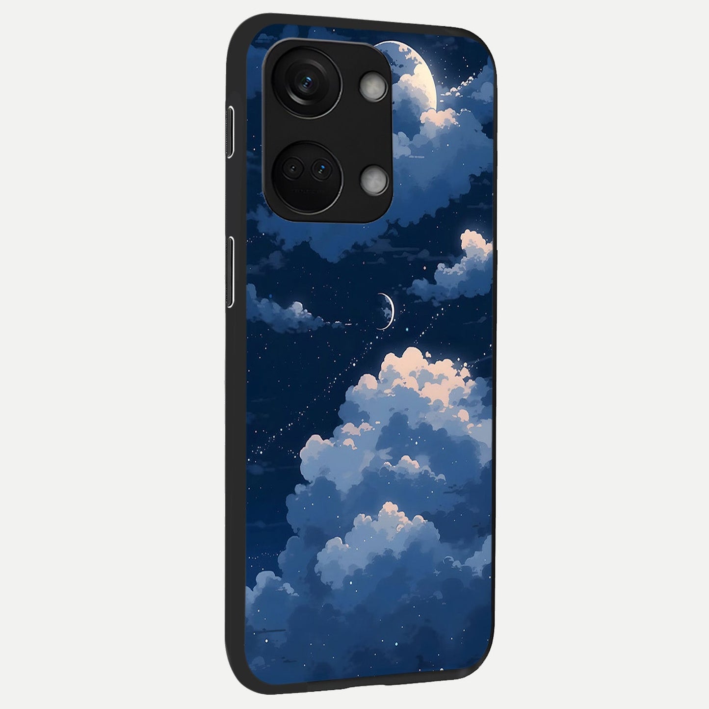  Moon Dream Haze back cover For Oneplus Nord 3 slim fit glass case with vibrant aesthetic design