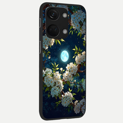  Moonlit Blossom Dream back cover For Oneplus Nord 3 slim fit glass case with vibrant aesthetic design