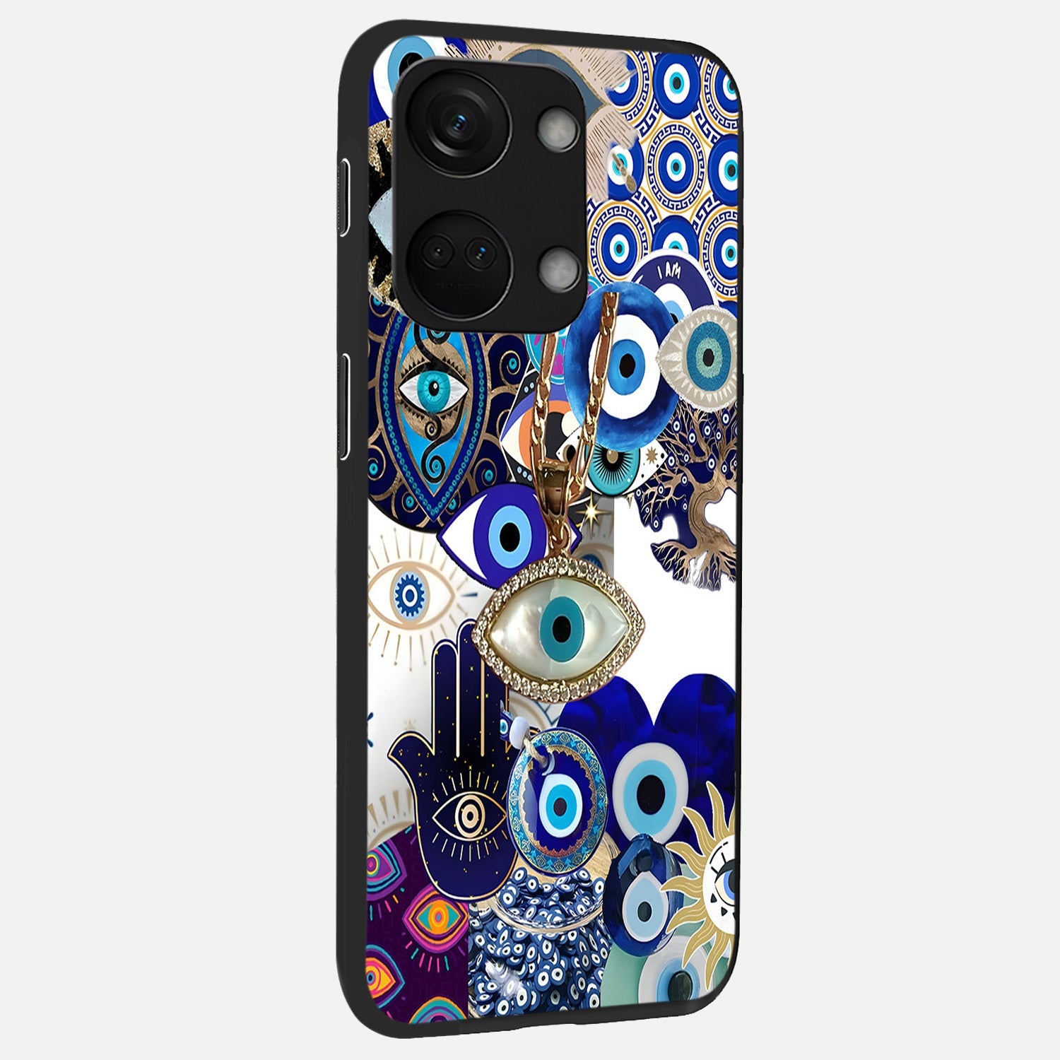  Mystic Charm Eye back cover For Oneplus Nord 3 slim fit glass case with vibrant aesthetic design