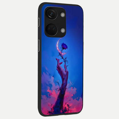  Mystic Hand back cover For Oneplus Nord 3 slim fit glass case with vibrant aesthetic design