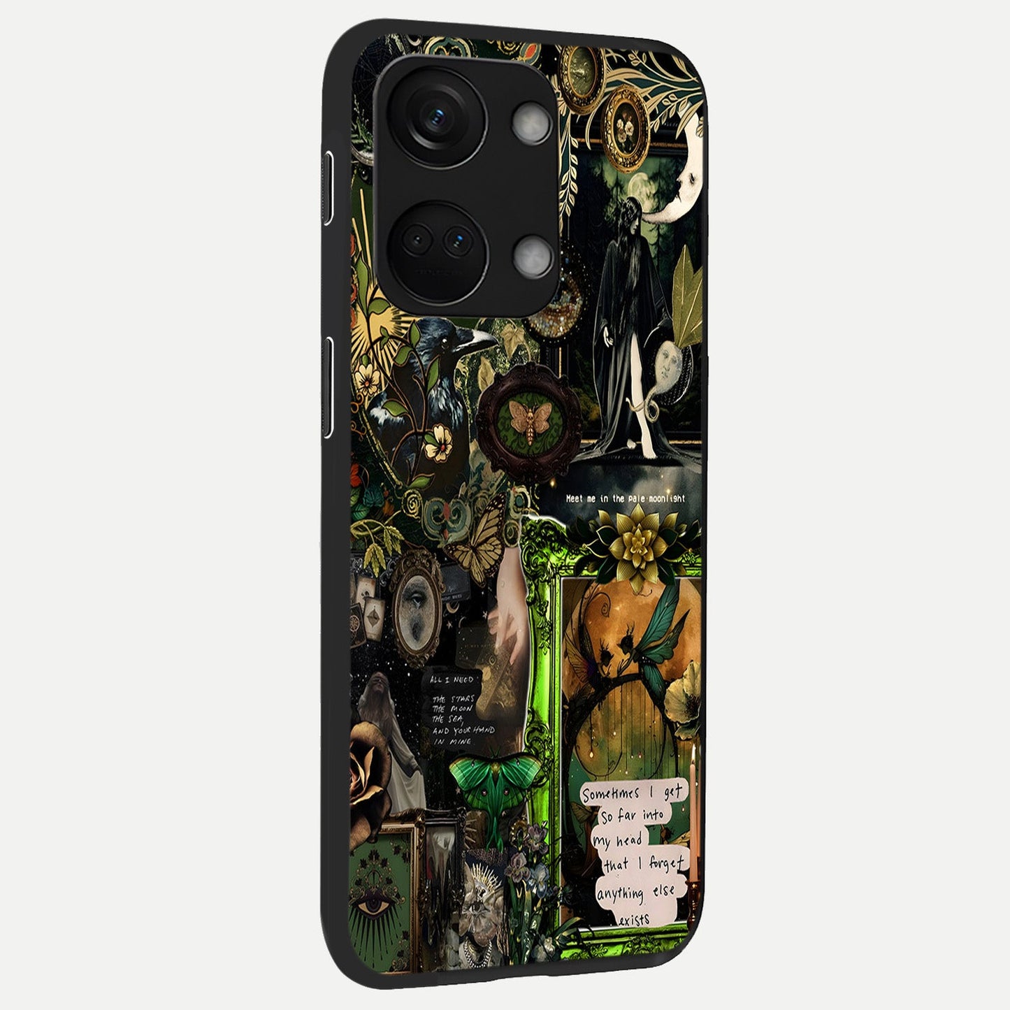  Mystic Woods Secret back cover For Oneplus Nord 3 slim fit glass case with vibrant aesthetic design