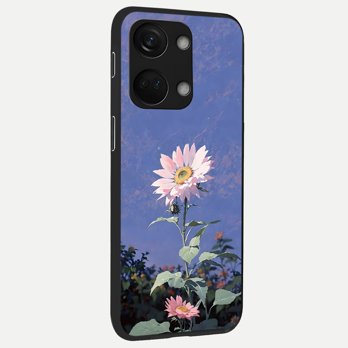  Pink Shells Outline back cover For Oneplus Nord 3 slim fit glass case with vibrant aesthetic design