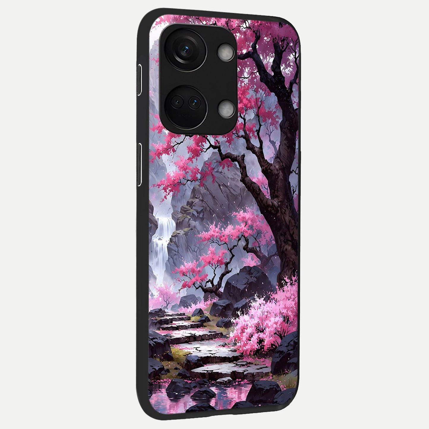  Pink Sunflower Glow back cover For Oneplus Nord 3 slim fit glass case with vibrant aesthetic design