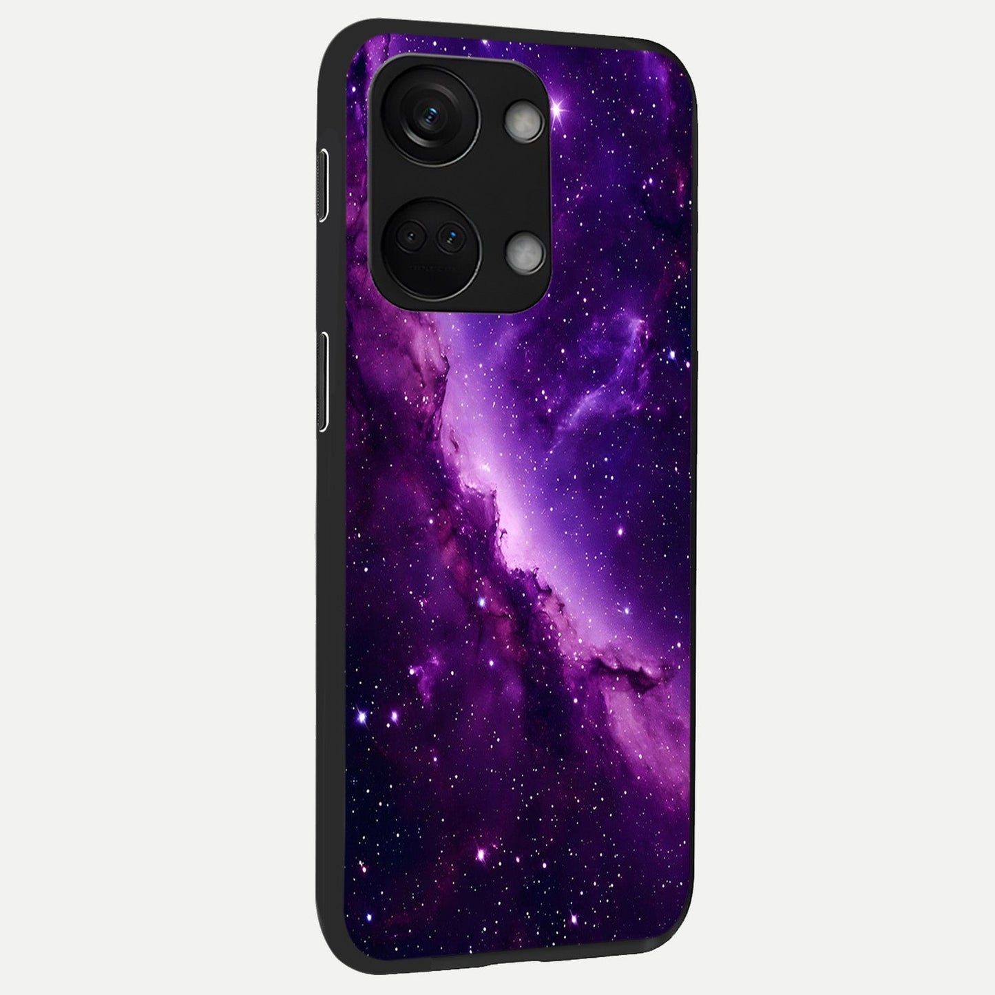  Purple Shade Sky back cover For Oneplus Nord 3 slim fit glass case with vibrant aesthetic design