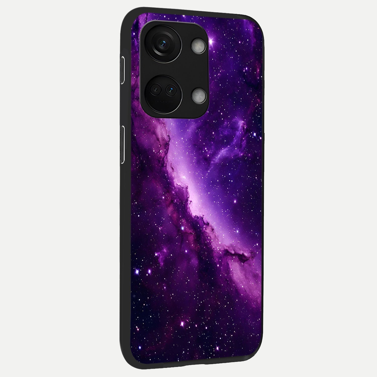  Purple Shade Sky back cover For Oneplus Nord 3 slim fit glass case with vibrant aesthetic design