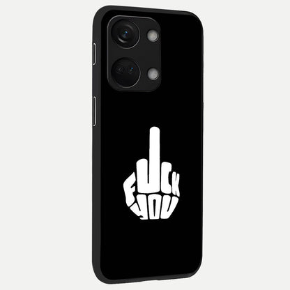  Rebel Mode On back cover For Oneplus Nord 3 slim fit glass case with vibrant aesthetic design