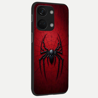  Superhero Web Emblem back cover For Oneplus Nord 3 slim fit glass case with vibrant aesthetic design