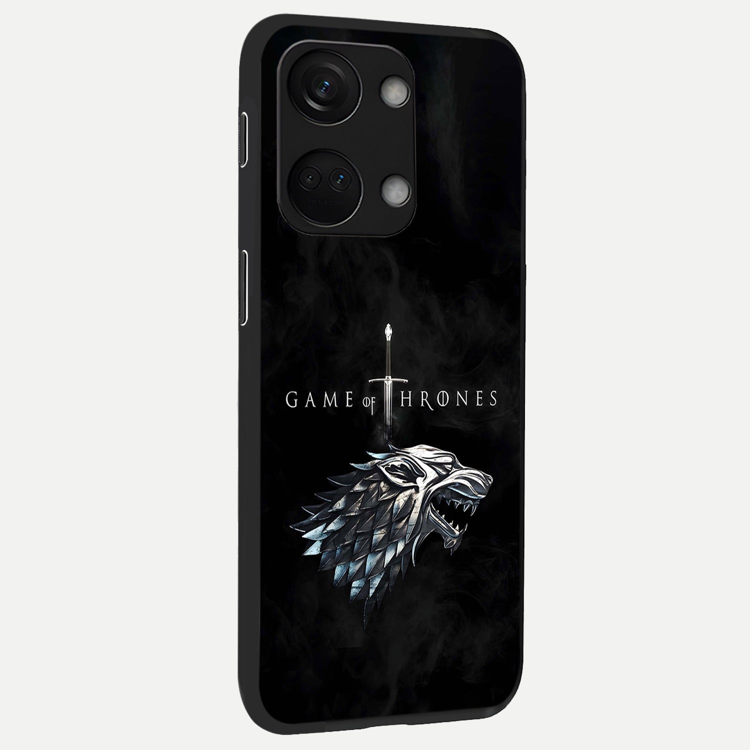  Throne Wolf Legacy back cover For Oneplus Nord 3 slim fit glass case with vibrant aesthetic design