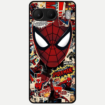  Aesthetic Wonder Spider Glass Case For Oneplus Nord 4 back cover – full design glossy printed glass finish