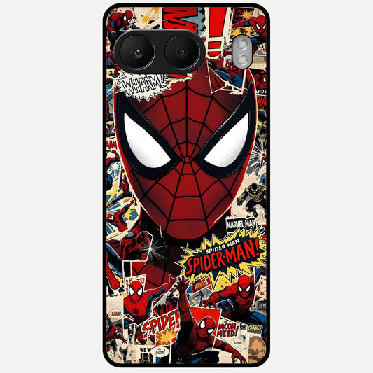  Aesthetic Wonder Spider Glass Case For Oneplus Nord 4 back cover – full design glossy printed glass finish