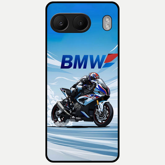  BMW Power Drift Glass Case For Oneplus Nord 4 back cover – full design glossy printed glass finish