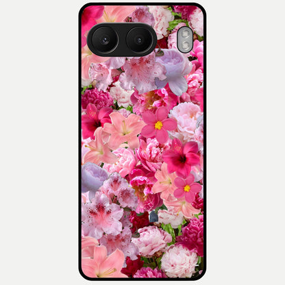  Bloom Crush Fantasy Glass Case For Oneplus Nord 4 back cover – full design glossy printed glass finish