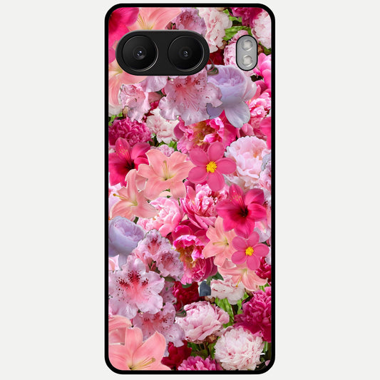  Bloom Crush Fantasy Glass Case For Oneplus Nord 4 back cover – full design glossy printed glass finish