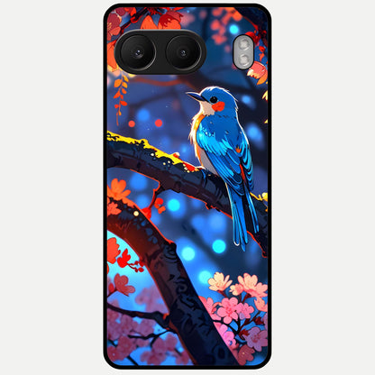  Blooming Water Drift Glass Case For Oneplus Nord 4 back cover – full design glossy printed glass finish