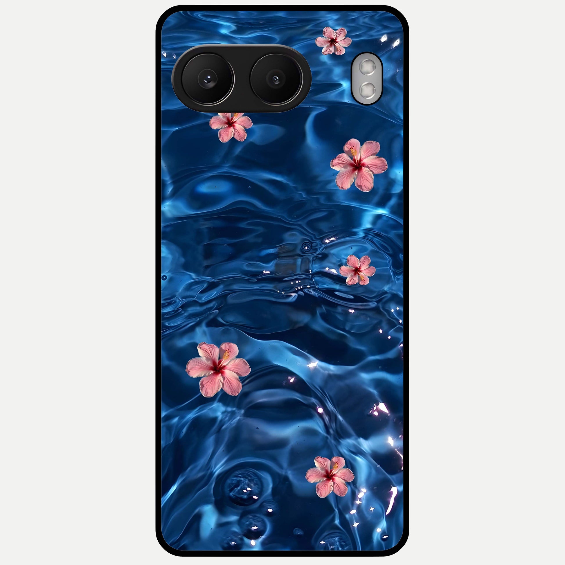  Bloom Thread Art Glass Case For Oneplus Nord 4 back cover – full design glossy printed glass finish